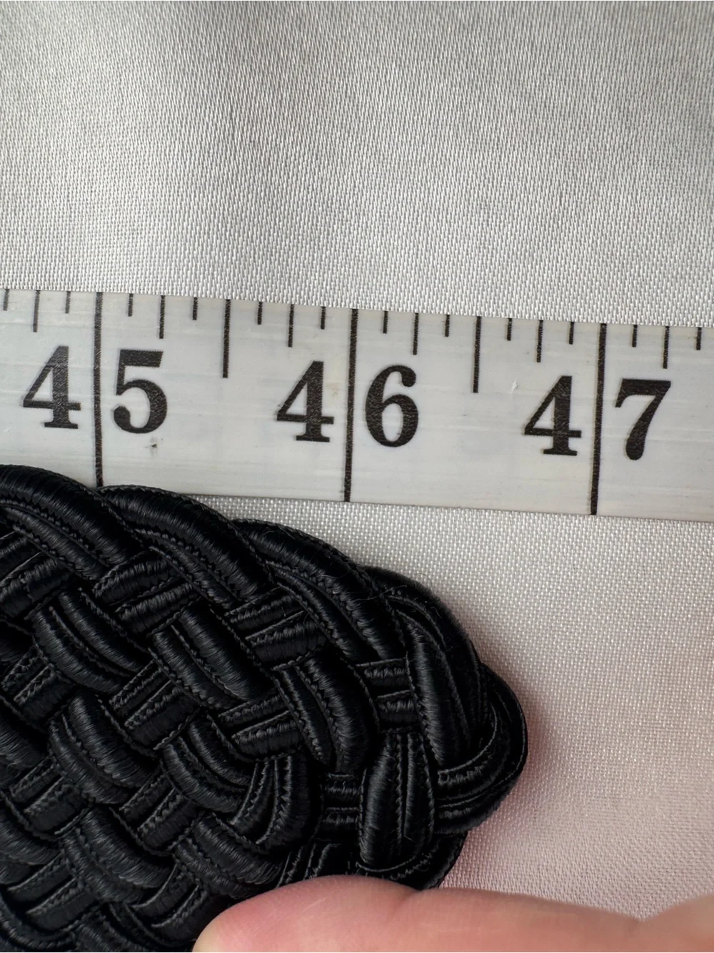 Liz Claiborne Black Braided Elastic Belt with Wrapped Buckle
